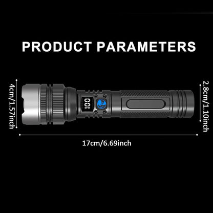 Linterna Táctica Militar Telescopio Zoom  Resistencia De Aluminio Resistente al Agua